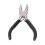 Wire Bending Tool For Jewelry Making Bail Making Pliers Loop Hooks Jump Rings Multi Size Design Double Leaf Spring And Knee Joint Structure Compact 6