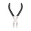 Wire Bending Tool For Jewelry Making Bail Making Pliers Loop Hooks Jump Rings Multi Size Design Double Leaf Spring And Knee Joint Structure Compact 1