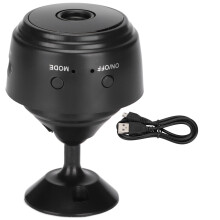 Security Camera 1080P Full HD, Wide Angle Indoor Surveillance System with Night Vision Motion Detection, Wireless Connection Home Monitoring Camera