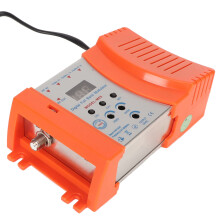 Modulatore da AV a RF per sistemi di intrattenimento domestico, supporto VHF e UHF con display digitale e livelli di uscita regolabili, design