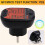 Breaker Ground Tester Safety Instrument Inspections LED Light Trip Current Electtrical Tools Outlet Socket EU Plug 5