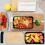 (Double layer black model) Double layer microwaveable lunch box 4