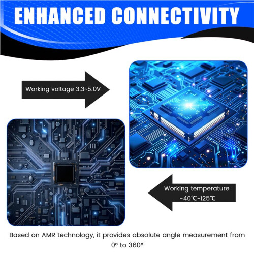 MT6835 Magnetic Encoder Module PWM SPI Brushless Motor 21BIT Magnetic Encoder Replace AS5048 2