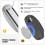 Mouse Charger for Magic Mouse 2 USB C Wireless Charging Support Ergonomic Grip&Mouse Base for Magic Mouse 2 Black 3