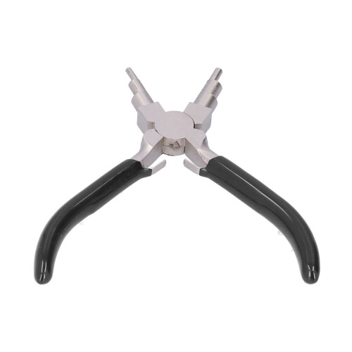 Wire Bending Tool For Jewelry Making Bail Making Pliers Loop Hooks Jump Rings Multi Size Design Double Leaf Spring And Knee Joint Structure Compact 1