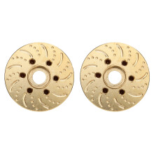 Amélioration de Voiture Crawler RC : 2 pièces de poids en laiton pour roue, adaptateur de moyeu hexagonal 1,9 / 2,2 pouces