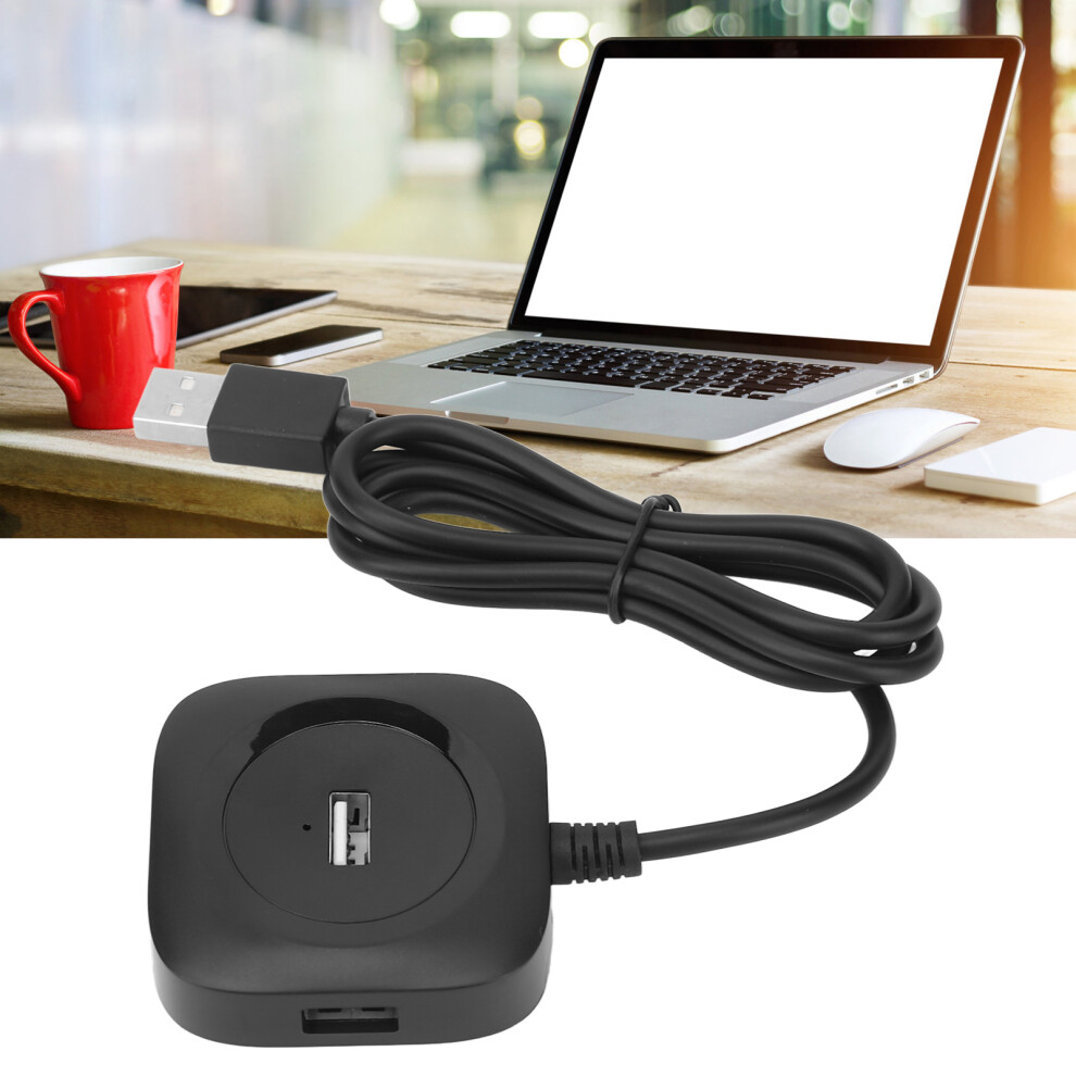 4 Port Usb 2.0 Data Hub Splitter Adapter 1M Black 8481376878066