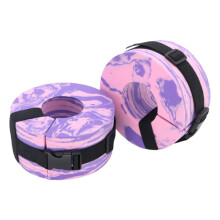 Water Aerobics Ankle Weights Eva Aquatic Cuffs Adjustable Portable Training Weights for Adults Beginners Athletes Purple