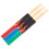 3 Pairs 5A Maple Drumsticks Triangular Tip Non-Slip Rubber Handle 40.6cm 1