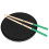 3 Pairs 5A Maple Drumsticks Triangular Tip Non-Slip Rubber Handle 40.6cm 3