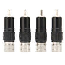 Conector RCA macho a macho, adaptador de transmisión bidireccional BNC a 3,5 mm para cables de señal, equipo de audio y video compatible con cable