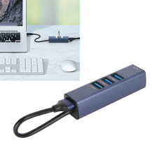 Adaptateur USB vers Ethernet Plug & Play, 4 ports, 100 Mbps, transfert 5 Gbps