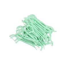 50 Stück Dünne Plastik Zahnseidenprüfer für Effektives Zähneputzen
