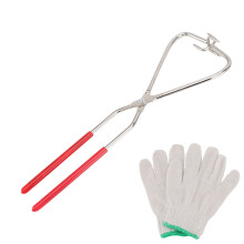 Ceramic Glazing Tongs, Dipping Tong Pottery Tool with 360 Degree Glaze Blowing Stainless Steel Construction for DIY Clay Sculpture and Craft