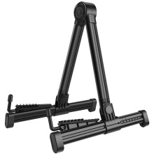 Supporto per chitarra pieghevole e leggero, design portatile e compatto, design pieghevole a forma di A, compatibilità universale, base antiscivolo,