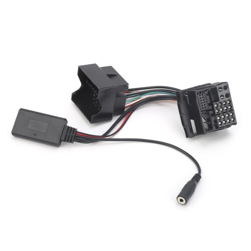 Car Audio Bluetooth Adapter Module, Versatile Audio Support Universal Multimedia Wiring Harness With Microphone For CD30 CDC40 CD70, Handsfree 2