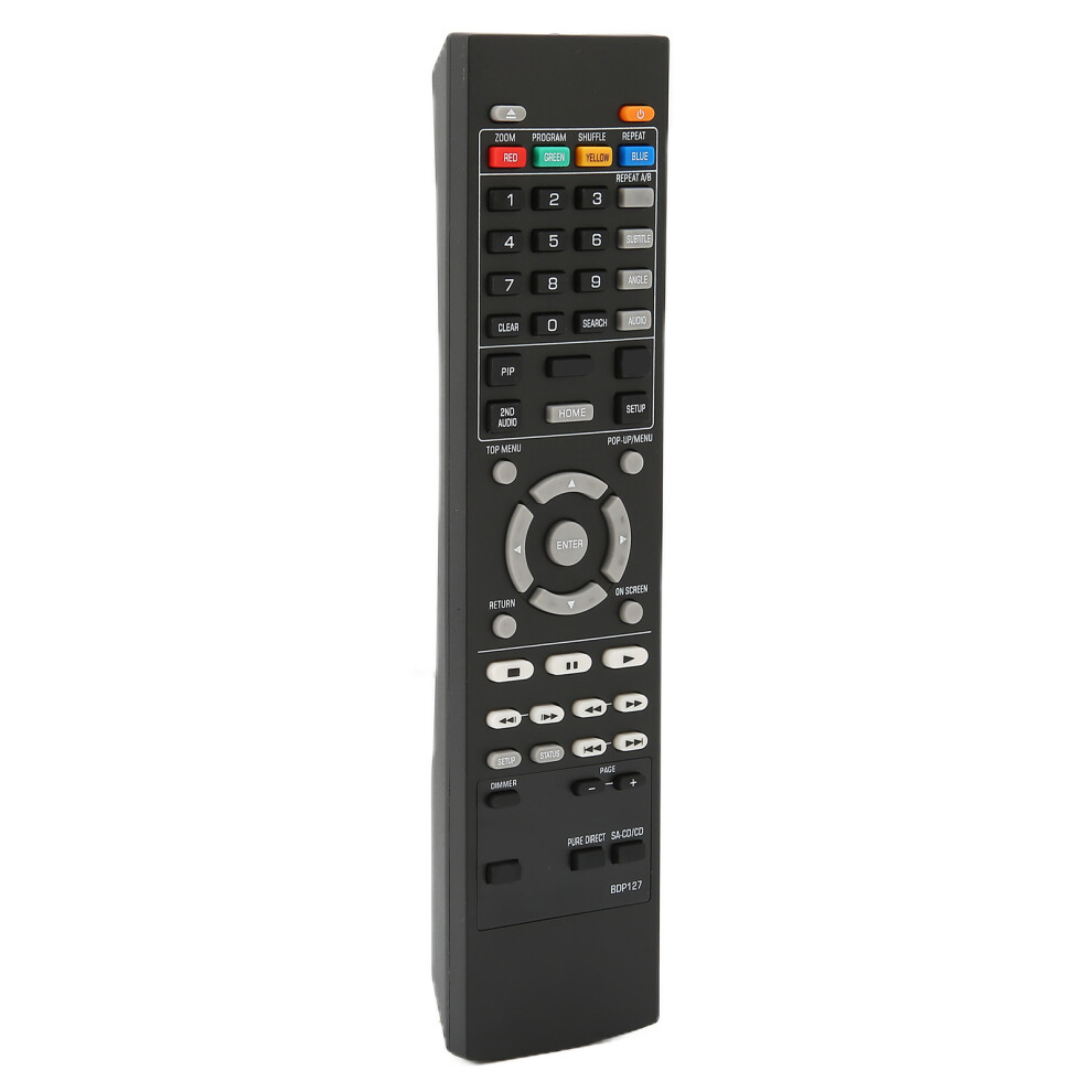 Bdp127 Replacement Remote For Dvd Player, Abs, Aaa Batteries Black 9371382378263