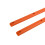 Durable Orange POM Rib Bones Rails for Longboard 35.7x1.8cm 3