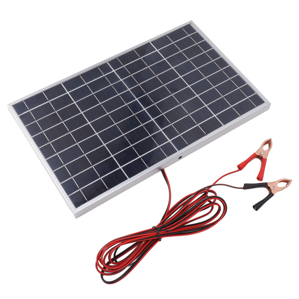 15W 18V Polycrystalline Solar Panel Kit For Car Rv Marine Outdoor Use 9491376891025