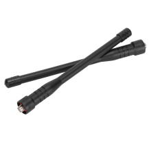 2 Stück Schwarze ausziehbare Antennen für BF-888s Walkie Talkie, SMA-F