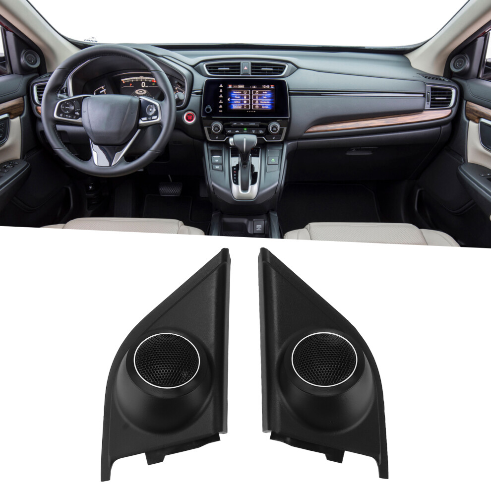 2Pcs Abs Tweeter Cover Trim For Breeze 2017-2021 Black 4041376893694