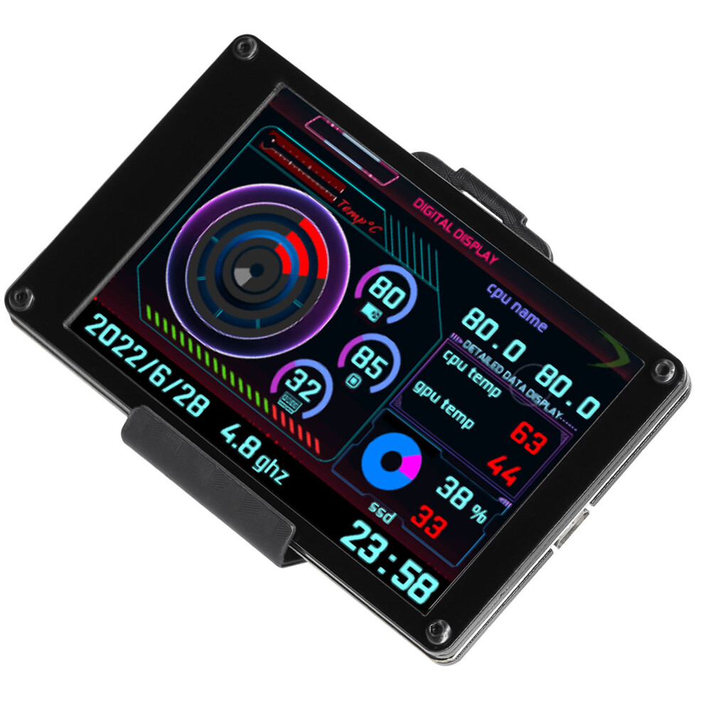 3.5 Inch Ips Lcd Monitor For Raspberry Pi/Linux | Portable Screen With Usb Power 6951373208231