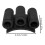 (Black with adhesive) 3 Holes Screwdriver Bit Holder Multipurpose Rubber Screwdriver Bit Holder for Tool Organization & Workshop Efficiency 3