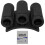 (Black with adhesive) 3 Holes Screwdriver Bit Holder Multipurpose Rubber Screwdriver Bit Holder for Tool Organization & Workshop Efficiency 1