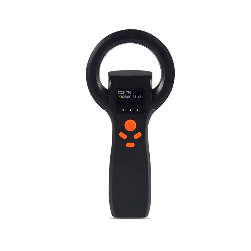 134.2Khz Rfid Animal Reader Fdx-B/Fdx-A/Hdx Animal Tag Reader Usb And Bt Pet Microchip Scanner Black 6032692410120