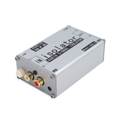 Audio Looping Isolator 3.5 Audio Isolator Current Sound Canceller Bottom Noise Reduction Common Ground Pass Filter