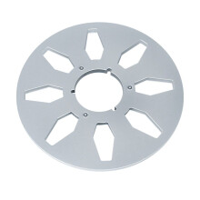 1/4 10Inch Empty Tape Reel Aluminum Alloy Reel Tape Recorder Accessories Empty Disc Opening Machine Parts for Nab Silver