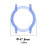 Full Around Screen Watch Protector Cover Lightweight-Blue 4