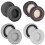 Coussinets d'oreille en mousse, couvre-tasse pour casques-Noir 2