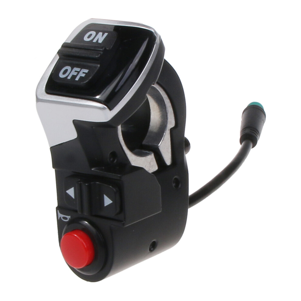 Electric Scooter Handlebar Switch E-scooter Turn Signals On/Off