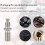 Adaptateur de montage sur trépied-Vis de conversion Argent E8 6