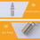 Adaptateur de montage sur trépied-Vis de conversion Argent E8 7