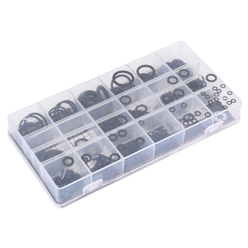 225Pcs Rubber Assortment Kit O Shape Gasket Washer With Case 4331382379146