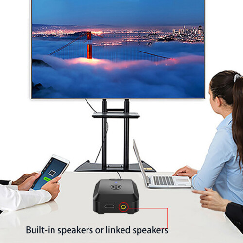 Haut-parleur USB avec microphone antibruit, micro PC 1