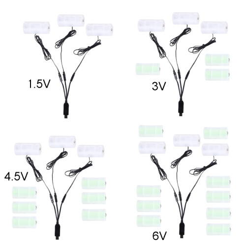 Convertisseur électrique de batterie 1 à 3 D vers-Version 3V 2