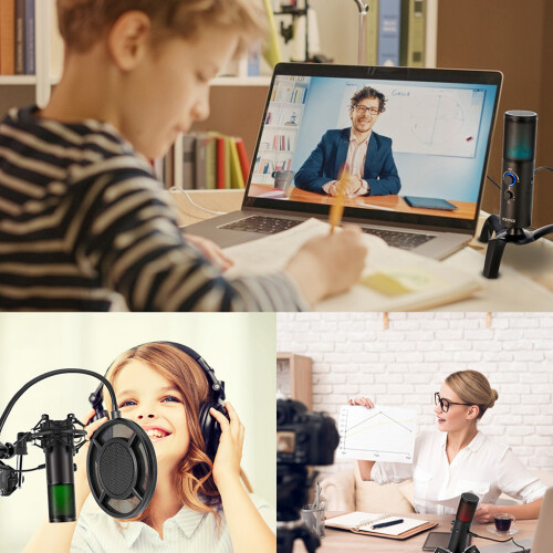 Portable Wired Handheld Mic Machine Home Party Microphones 2