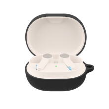 Étui pour écouteurs SoundPEATS Q en Silicone, résistant aux-Noir