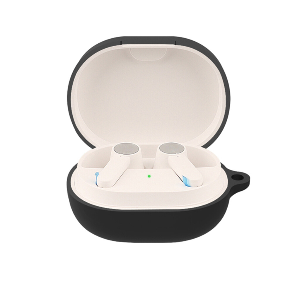 Case For Soundpeats Q Earphone Silicone Impact-Resistant- Black 7709000318513