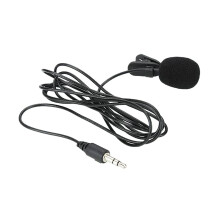 3.5mm Lavalier Microphone Hands-Free Mini Wired Collar Clip Mic