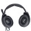 Coussinets d'oreille, housse de coussin noire, 1 paire, mousse à 5