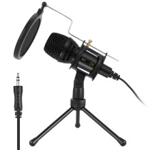 1 ensemble de microphones à condensateur de 3,5 mm, pour