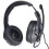 Coussinets d'oreille, housse de coussin noire, 1 paire, mousse à 6