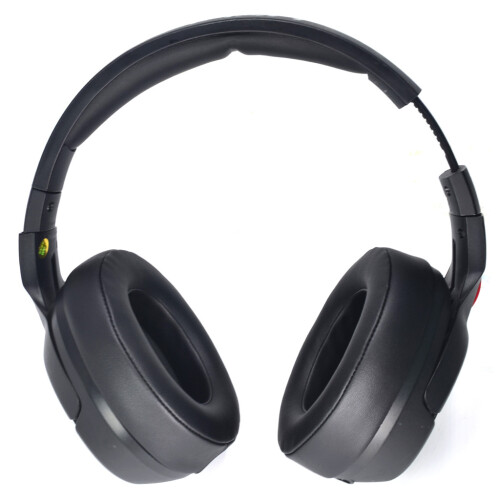 Coussinets d'oreille, housse de coussin noire, 1 paire, mousse à 1
