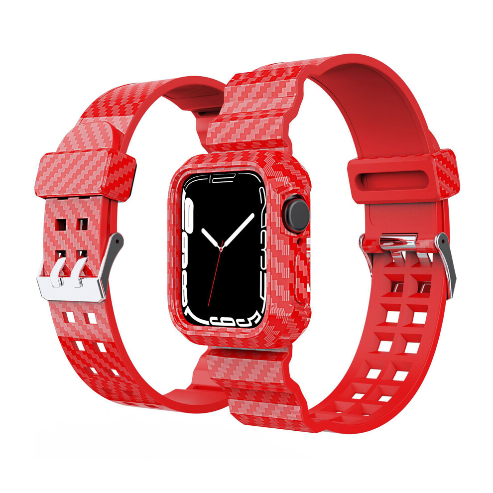 Series 7 41Mm/45Mm Anti-Scratch Smartwatch Strap Bands-41Mm Red 7709000319671