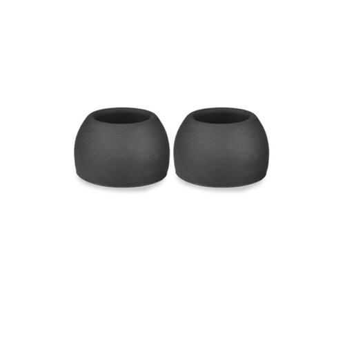 Ergonomic Design Soft Earbuds Fits Ear Canal for -Black Medium