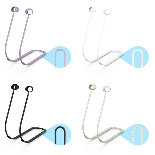Sangle Anti-perte pour écouteurs, corde de cou suspendue,-Violet 1